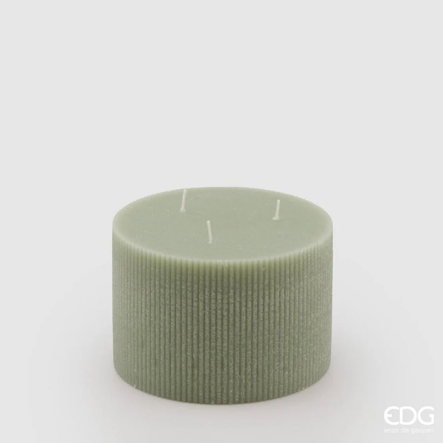 EDG Enzo De Gasperi Candela Dorica H 10 Cm D 15 Cm Light Green