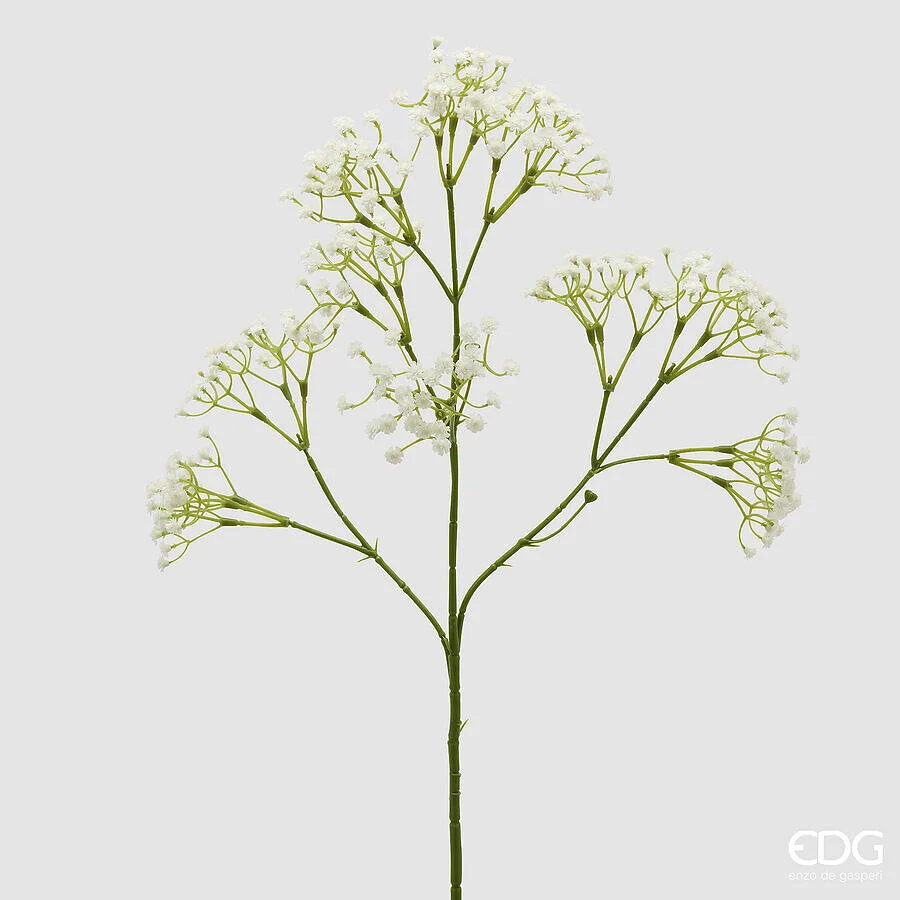 EDG Enzo De Gasperi Gypsophila Ramo Pianta Artificiale H 66 Cm Avorio