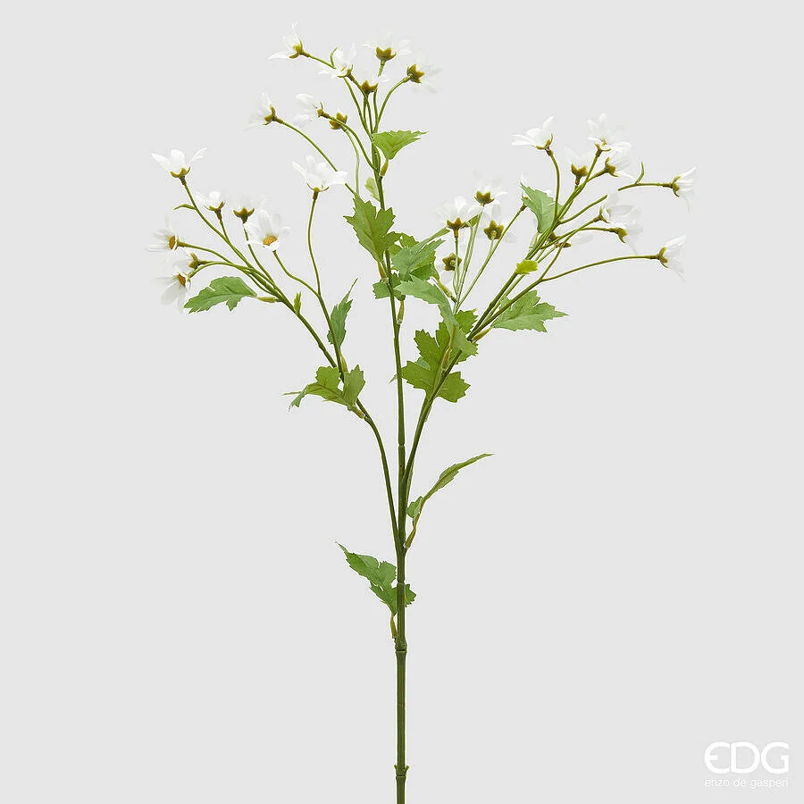 EDG Enzo De Gasperi Margherita Ramo H 70 Cm Pianta Artificiale Bianco