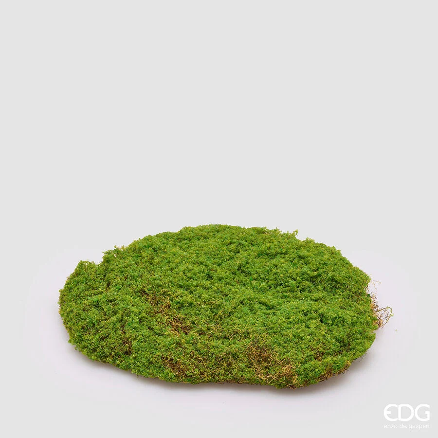 EDG Enzo De Gasperi Muschio Zolla Artificiale H 5 Cm D 30 Cm Verde