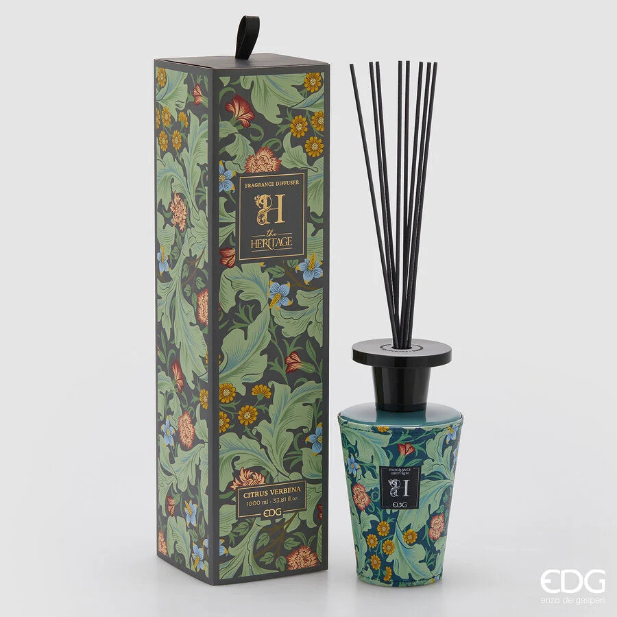 EDG Enzo De Gasperi Profumatore Bottiglia Heritage 1.000 Ml H 23 Cm Citrus Verbena