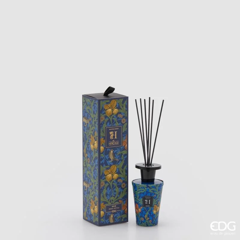 EDG Enzo De Gasperi Profumatore Bottiglia Heritage 150 Ml H 13,5 Cm Oud