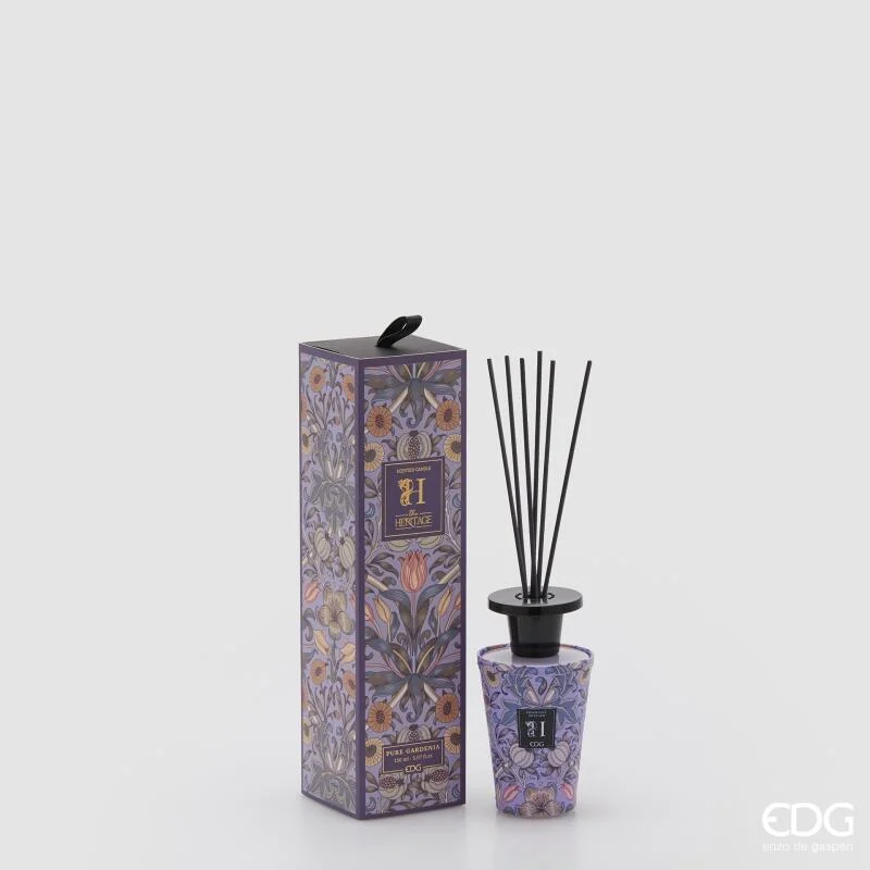 EDG Enzo De Gasperi Profumatore Bottiglia Heritage 150 Ml H 13,5 Cm Pure Gardenia