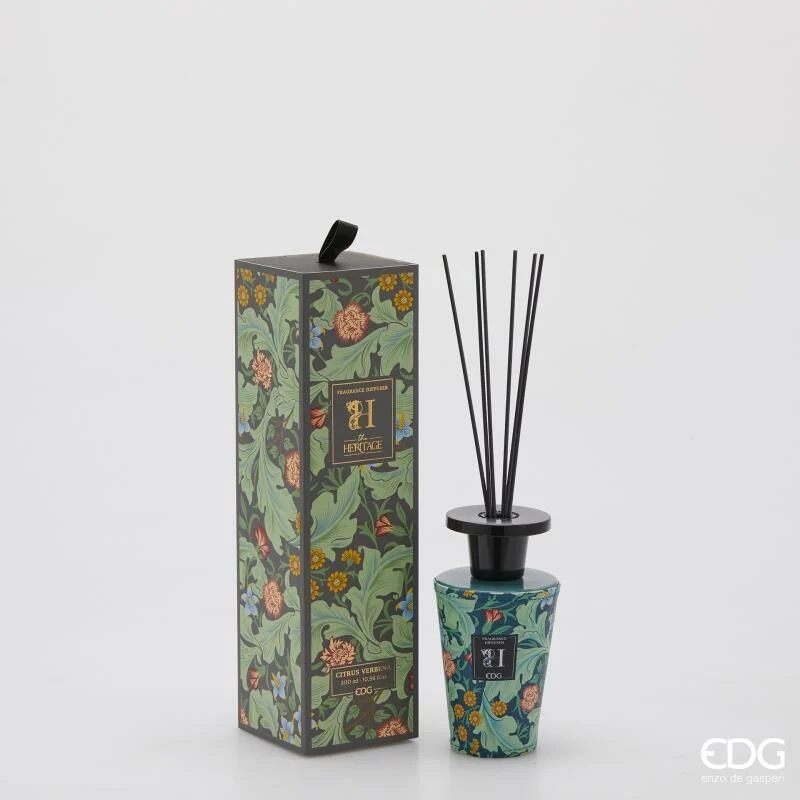 EDG Enzo De Gasperi Profumatore Bottiglia Heritage 300 Ml H 17 Cm Citrus Verbena