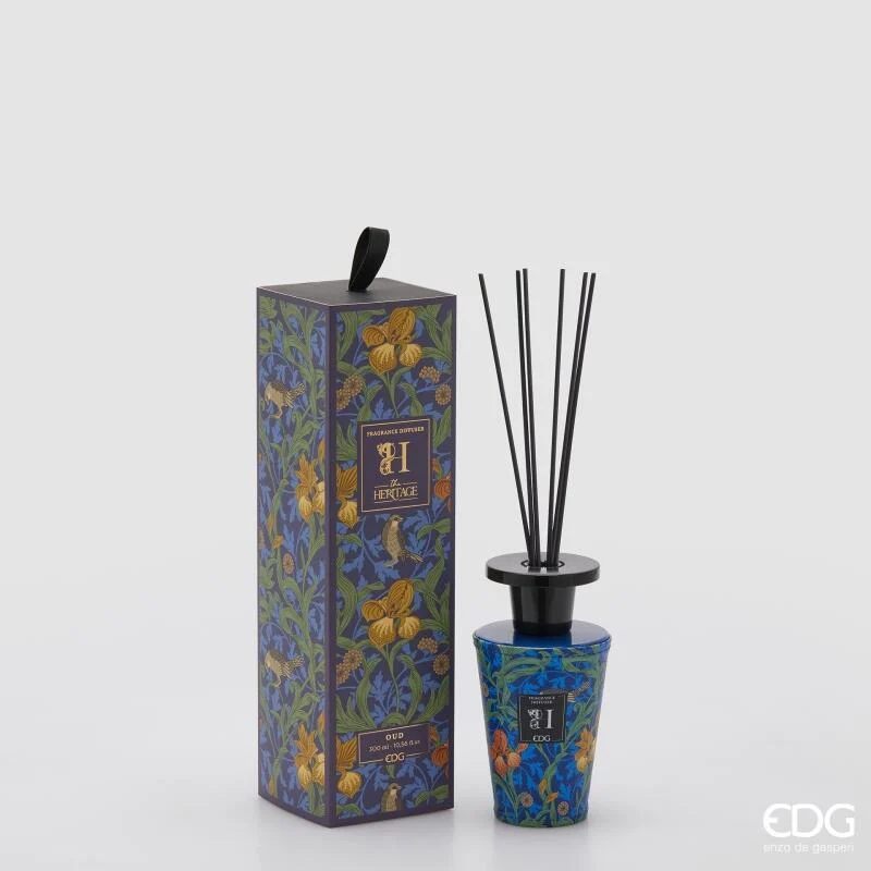 EDG Enzo De Gasperi Profumatore Bottiglia Heritage 300 Ml H 17 Cm Oud