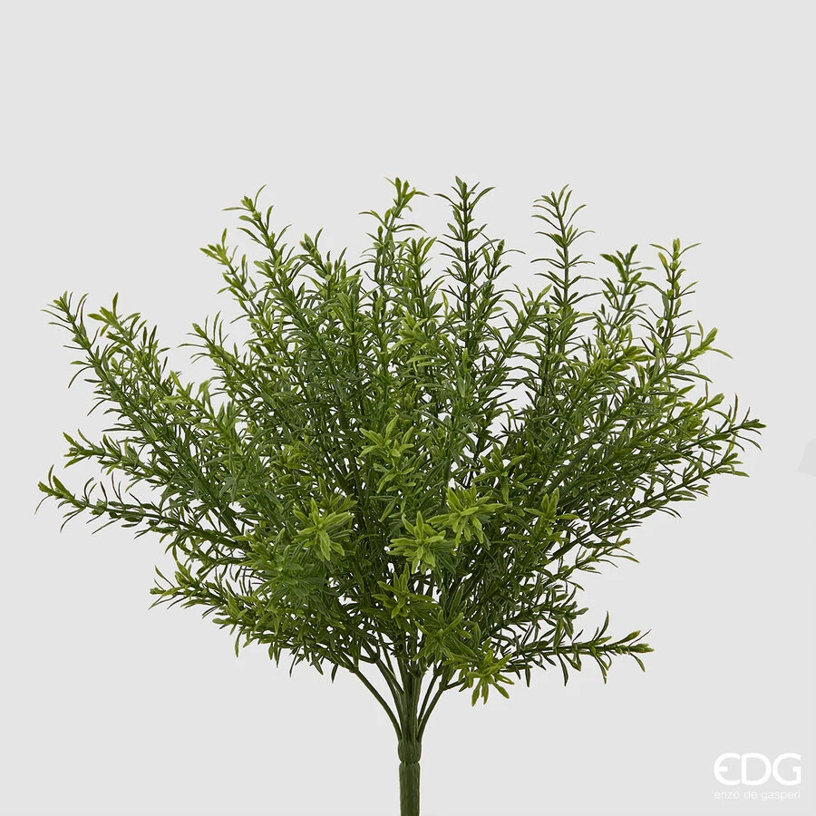 EDG Enzo De Gasperi Rosmarino Chic Cespuglio H 38 Cm Pianta Artificiale Verde Chiaro