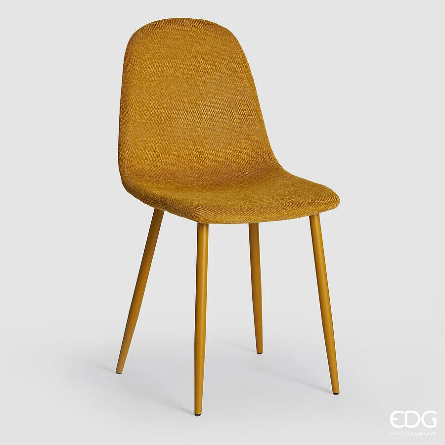 EDG Enzo De Gasperi Sedia Charton H 85 x L40 x P52 cm Colore Ambra
