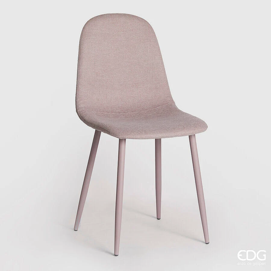 EDG Enzo De Gasperi Sedia Charton H 85 x L40 x P52 cm Colore Rosa chiaro