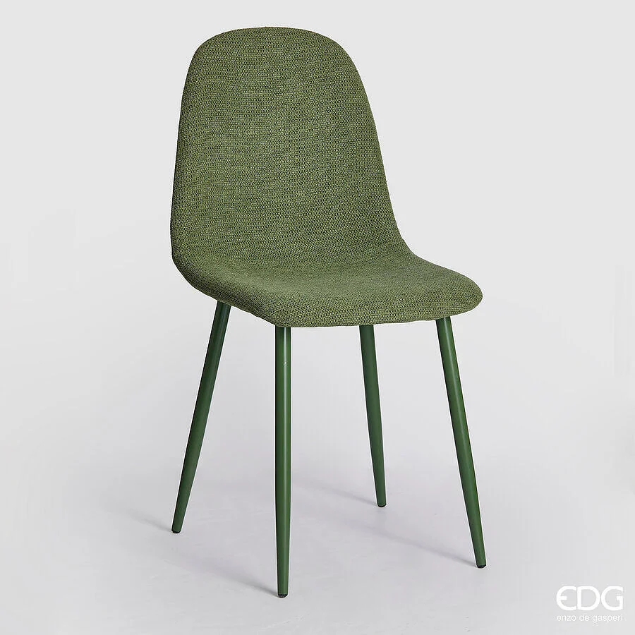 EDG Enzo De Gasperi Sedia Charton H 85 x L40 x P52 cm Colore Verde Salvia