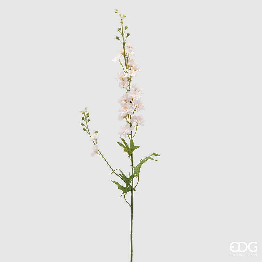 EDG Enzo De Gasperi Speronella con Bocciolo H 80 Cm Pianta Artificiale Colore Pesca