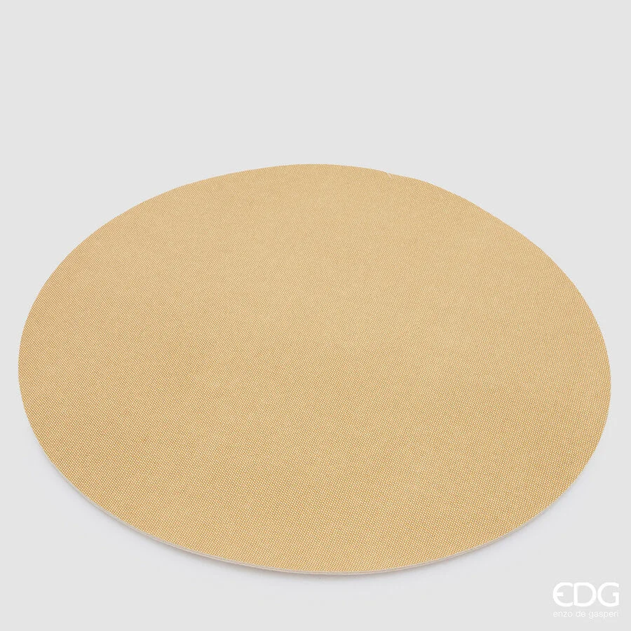 EDG Enzo De Gasperi Tovaglietta Rotonda Pvc D 38 Cm Cream