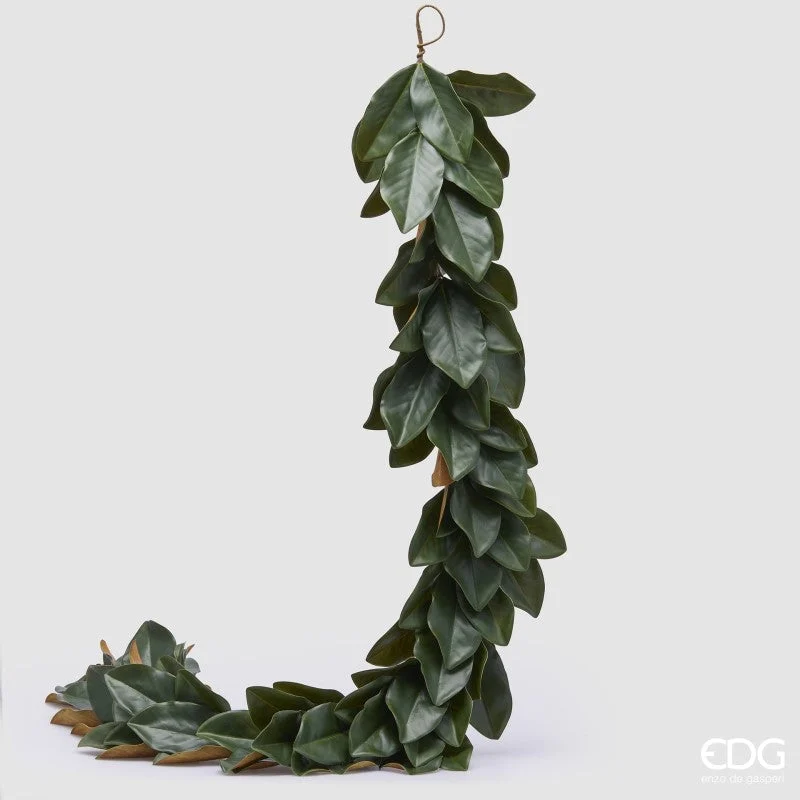 EDG Enzo De Gasperi Festone Magnolia L 183 Cm L 22 Cm 99 Foglie Green