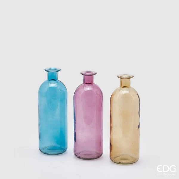 EDG Enzo De Gasperi Vaso Bottiglia (3col.Ass) H20 D7 Multicolor