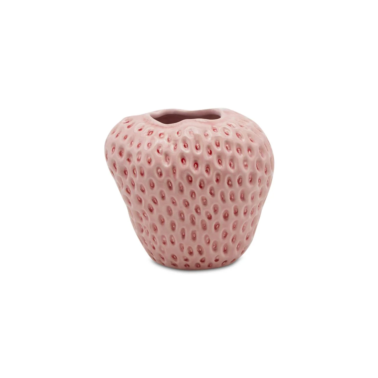 EDG Enzo De Gasperi Vaso Chakra Fragola H 16 Cm D 17 Cm Pale Pink