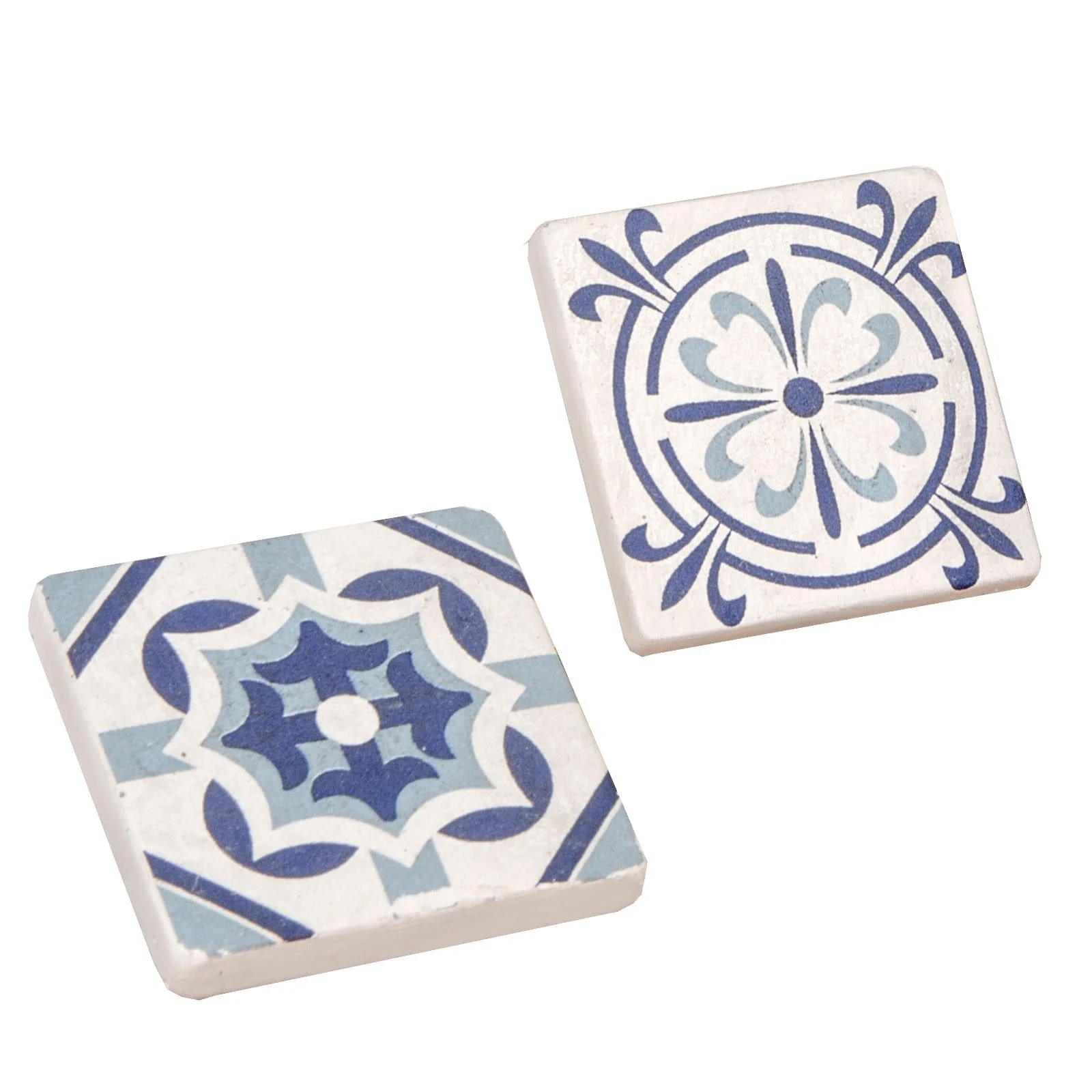 ETM Amalfi Magnete 5,5 Cm Bianco Blu 12 Pz