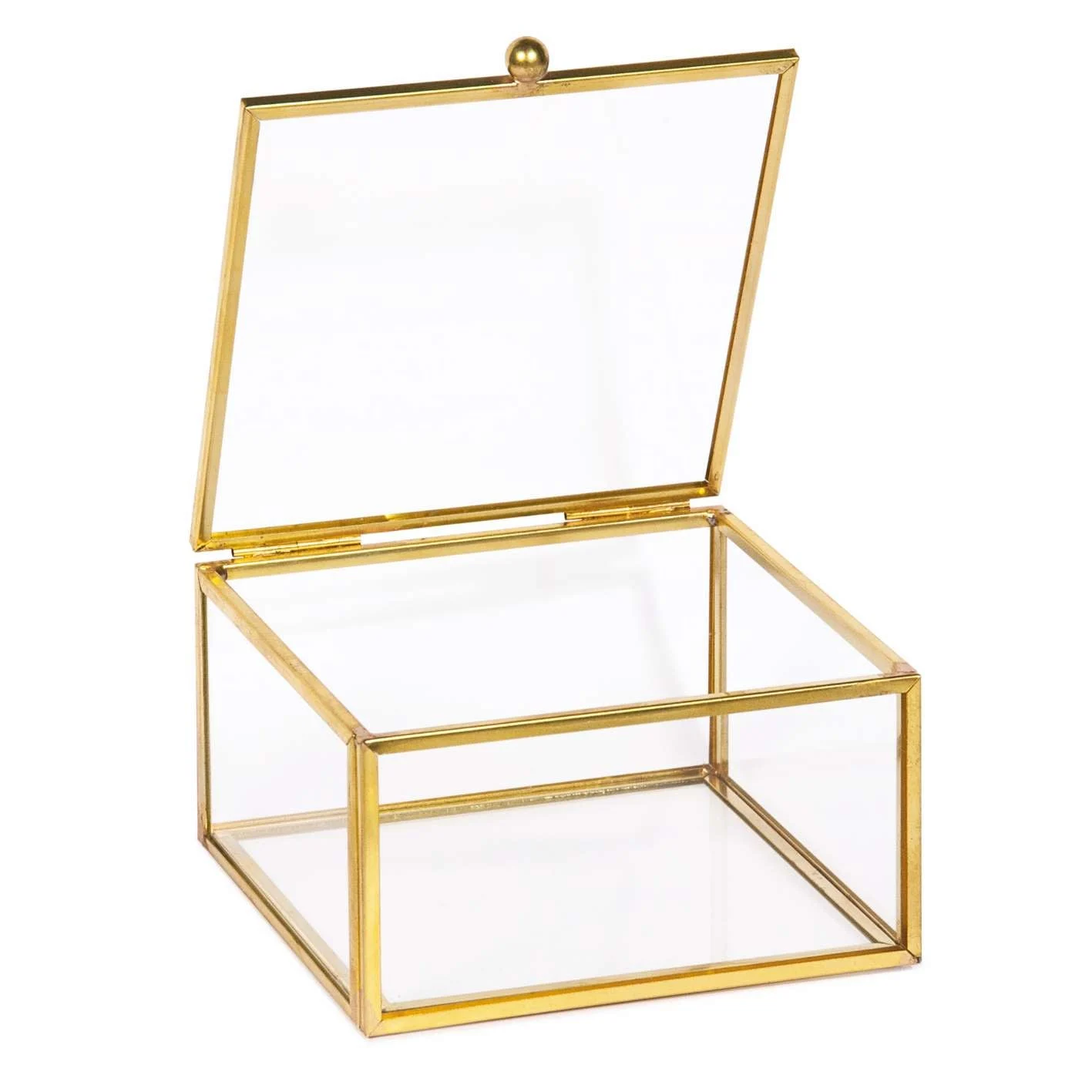 ETM Bomboniera Golden Box Quadrata H 6 Cm 10 x 10 Cm