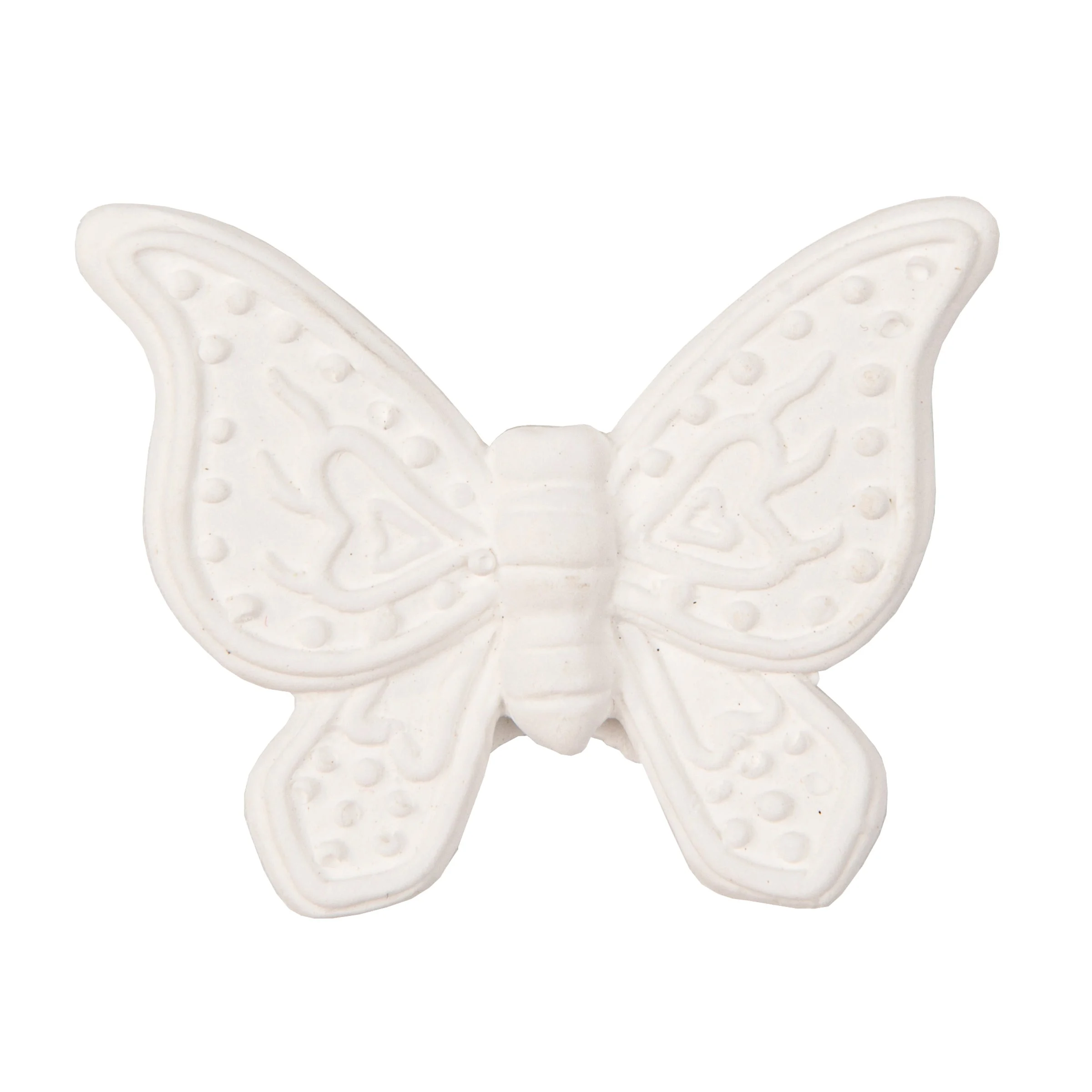 ETM Gesso Farfalla 4,5 Cm Bomboniera Bianco Cf 12 Pz