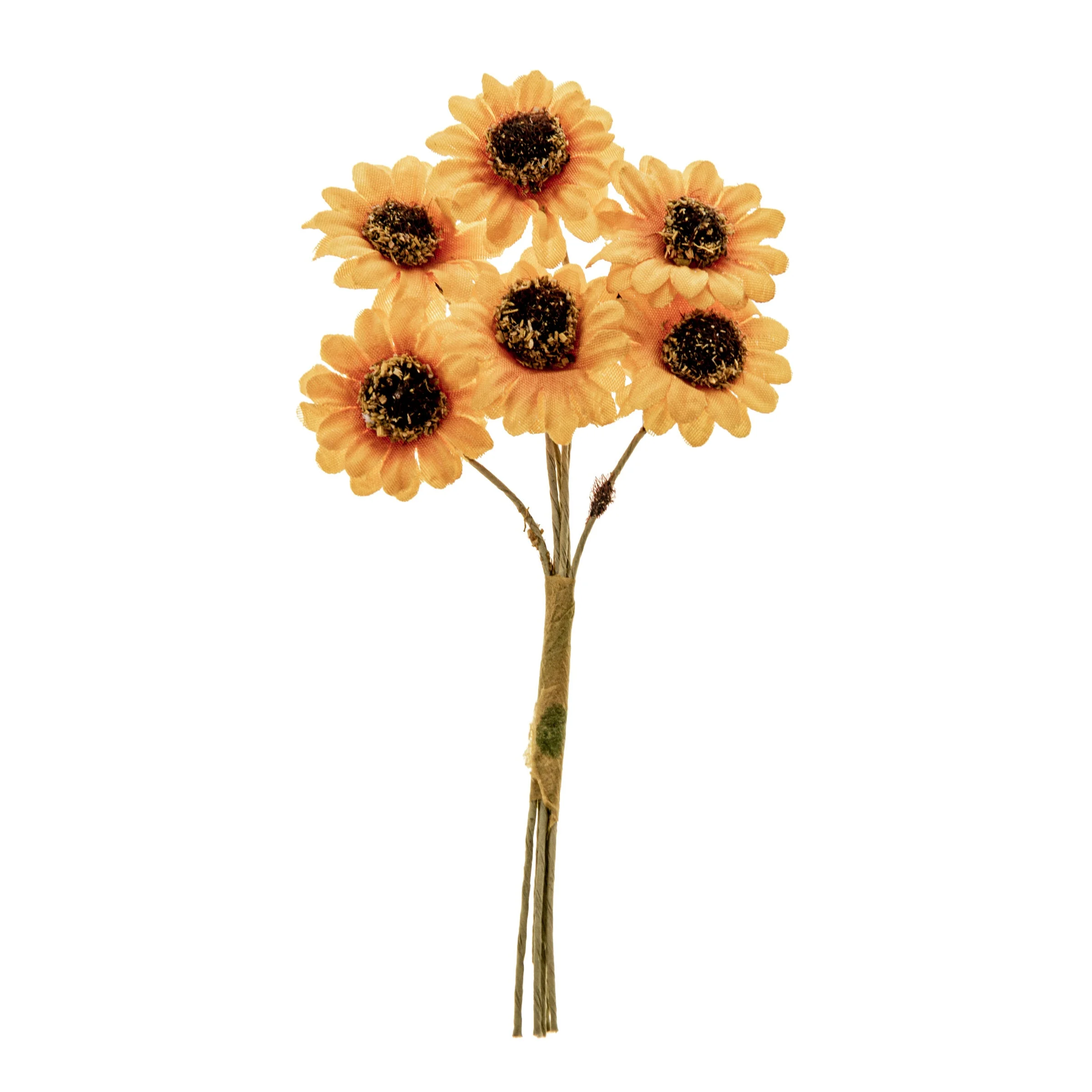 ETM Girasole Singolo D 3 Cm H 12,5 Cm Giallo 12 Pz