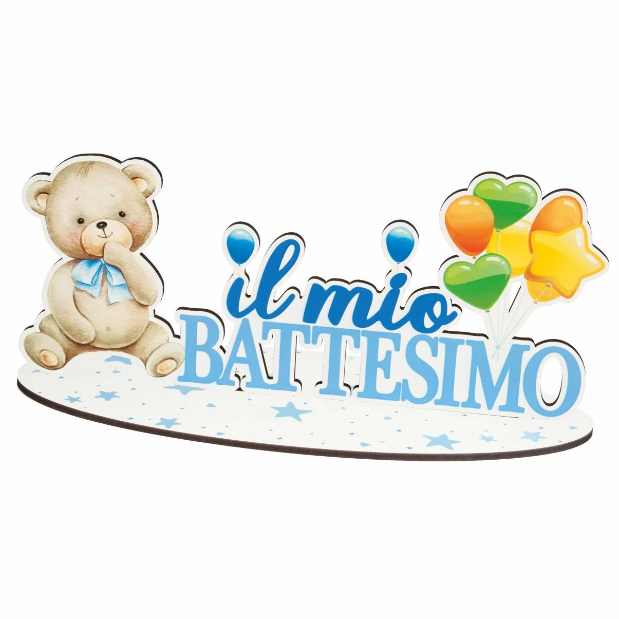 ETM Party Il Mio Battesimo 35 Cm H 16 Celeste