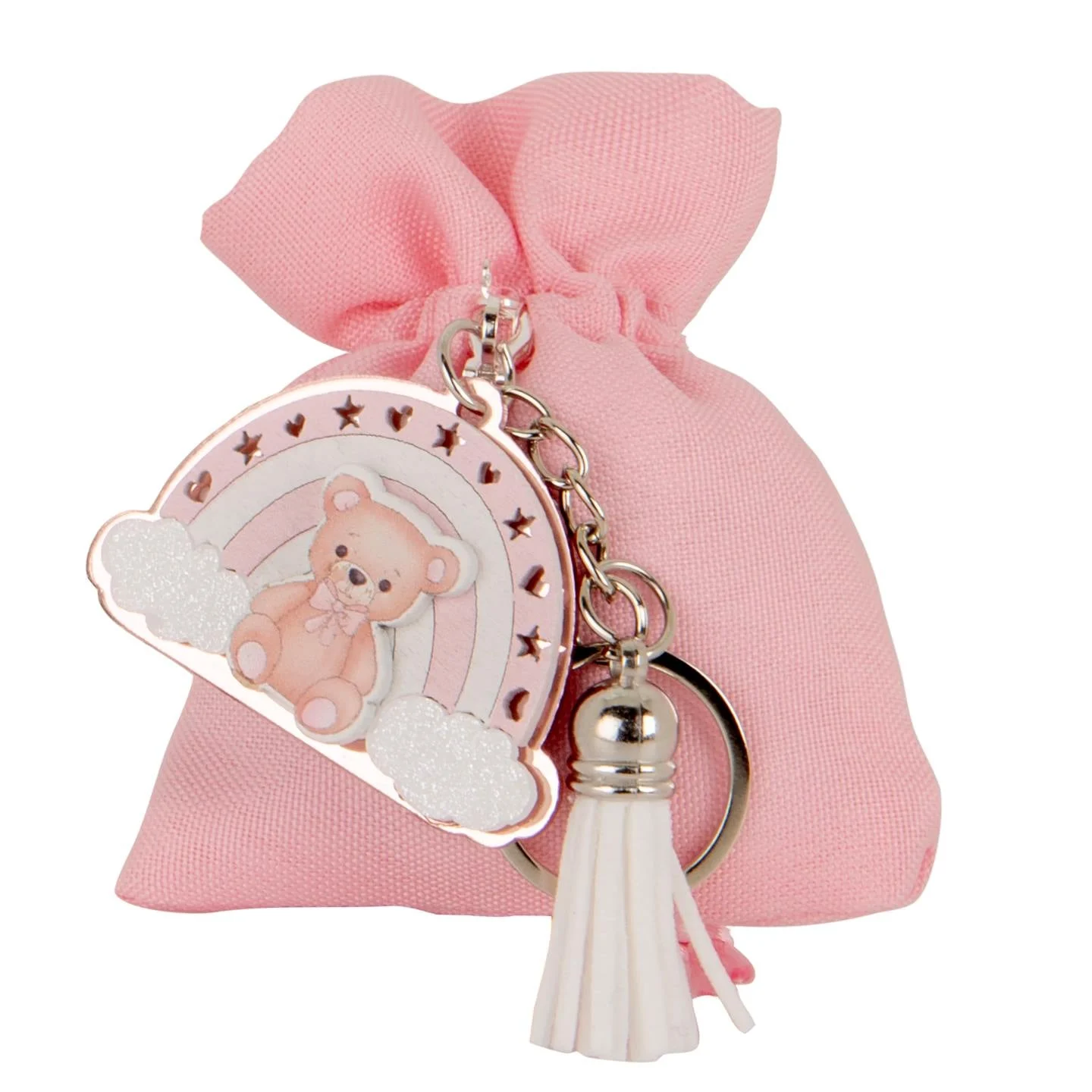 ETM Sacchetto Baleno Bag con Portachiave Rosa 12 Pz