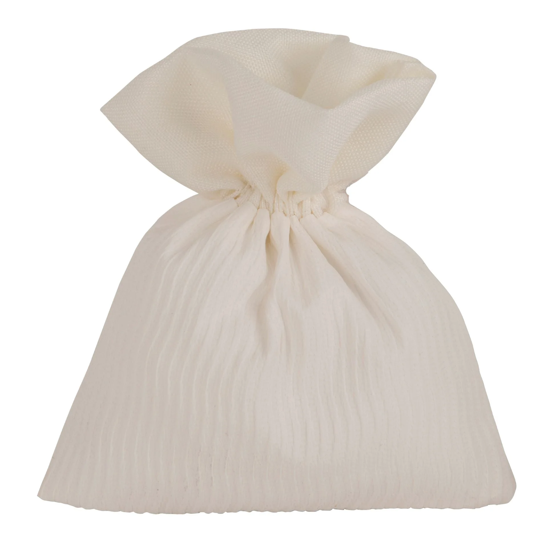 ETM Sacchetto Onda Bag Bomboniera Portaconfetti 10 x 12 Cm Bianco 12 Pz