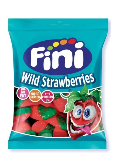 Fini Caramelle Gommose Fragola Selvatica Lucida 90 Gr