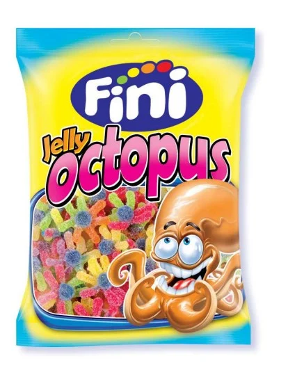 Fini Caramelle Gommose Polpo Frizzante Zuccherate 90 Gr