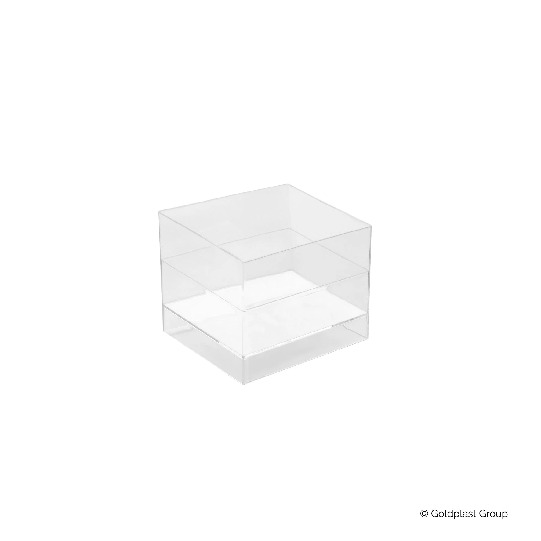 Gold Plast Coppetta Cube 60 Cc Trasparente Cf 60 Pz