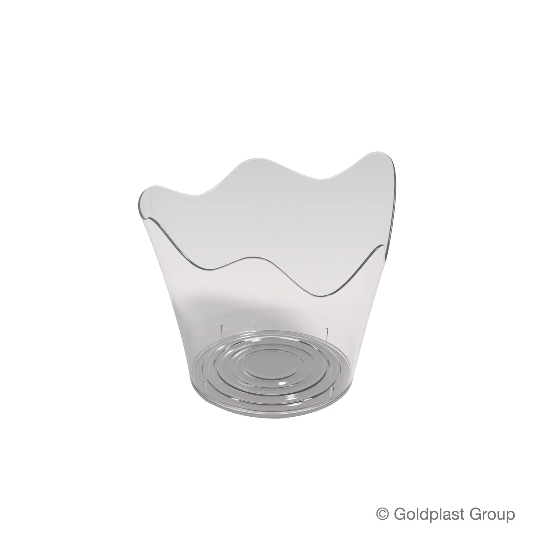 Gold Plast Coppetta Rain 90 Cc Trasparente Cf 25 Pz