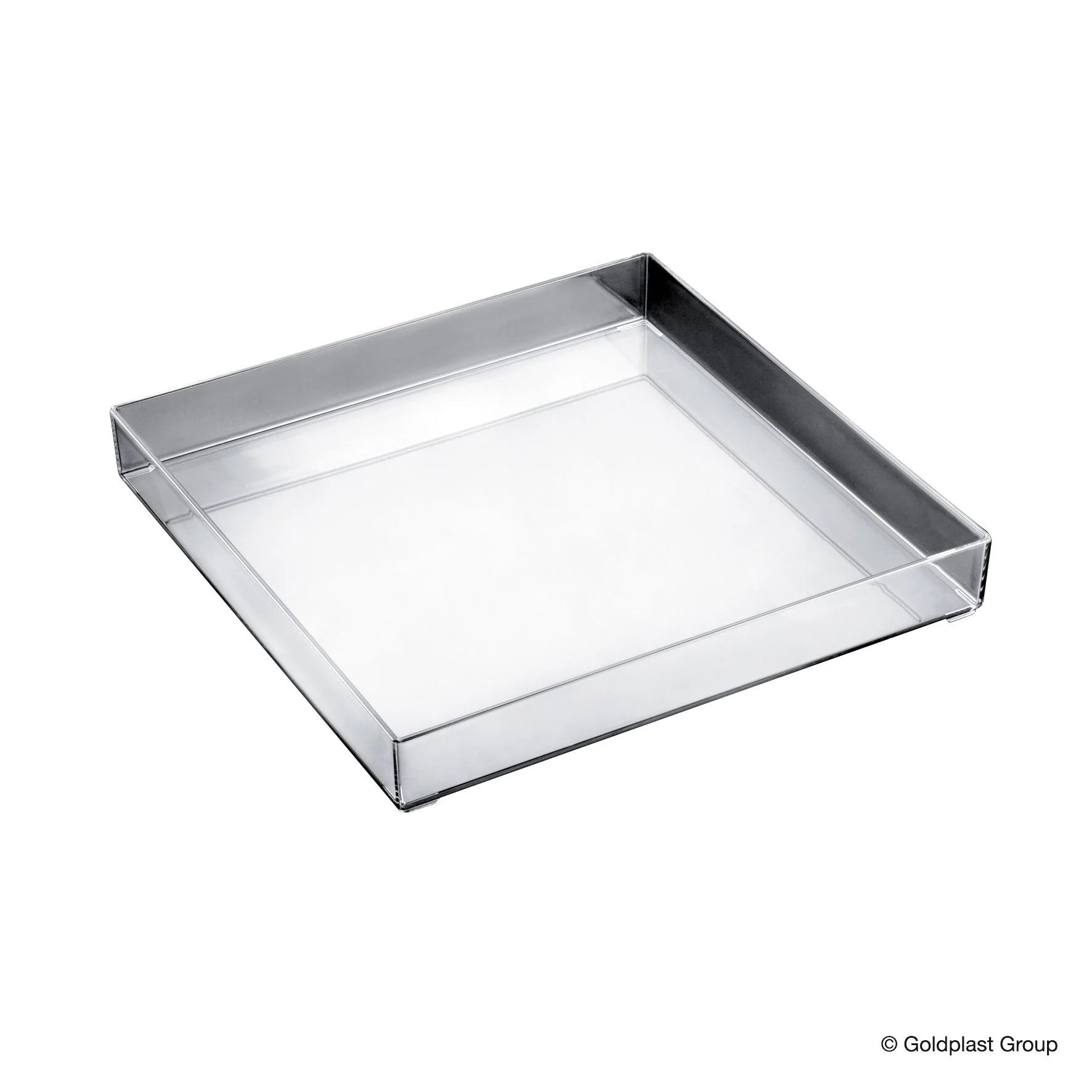Gold Plast Vassoio Fashion San 300 x 300 Mm Trasparente 1 Pz