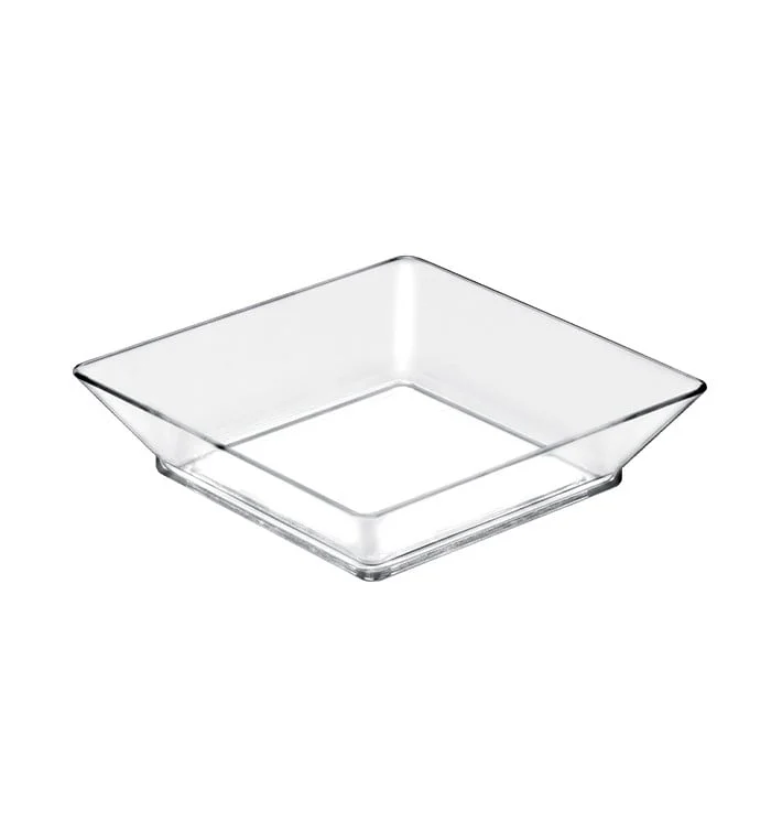 Gold Plast Vassoio Small Plate 65 x 65 Mm Trasparente Cf 250 Pz