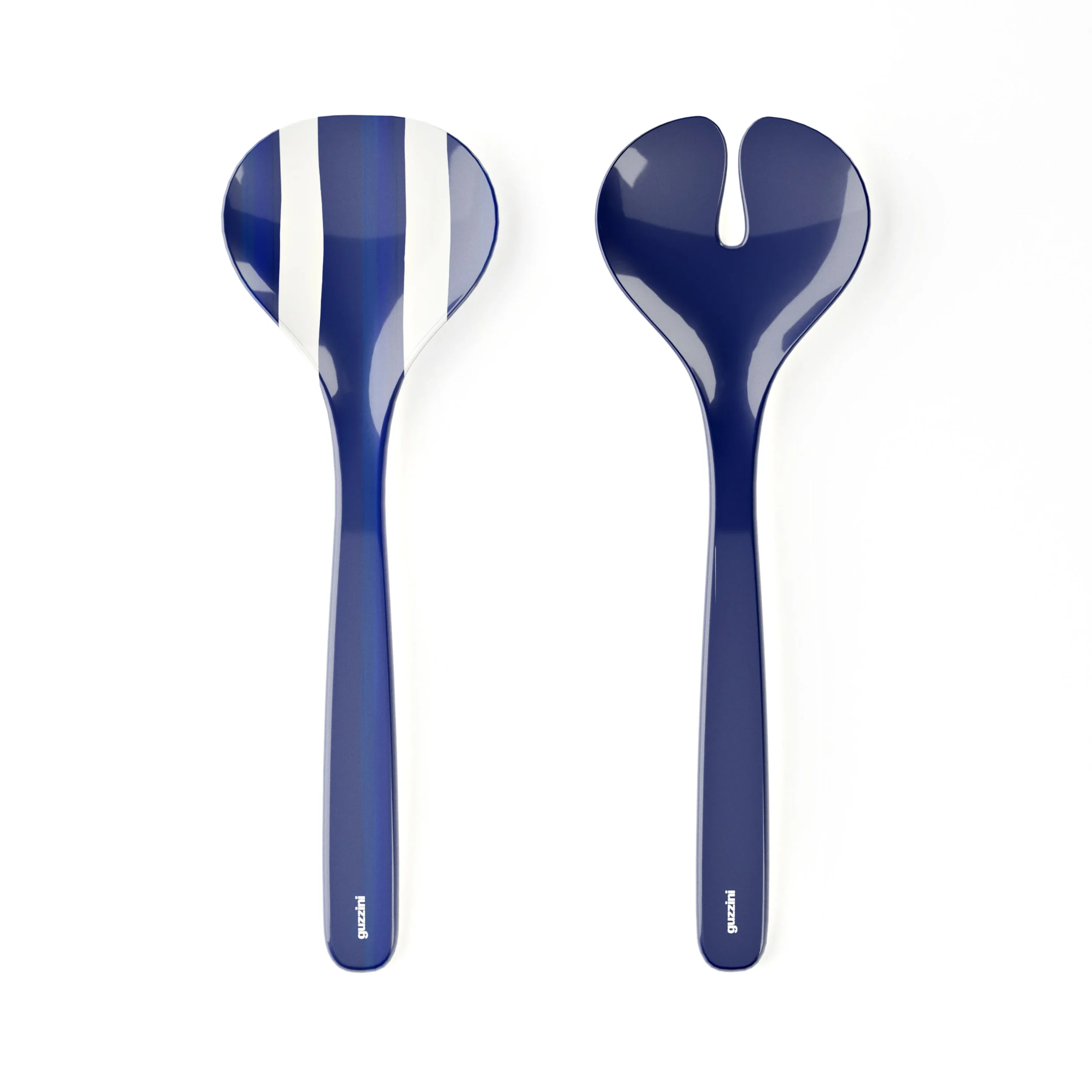 GUZZINI Posate Insalata Riviera Melamina 29,8  Cm Bianco Blu