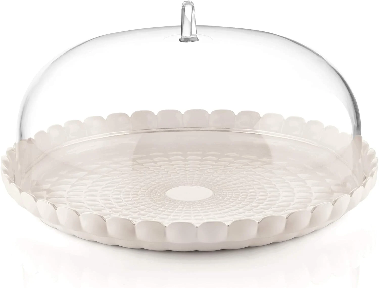 GUZZINI Set Tortiera Tiffany D 36 Cm H 14 Cm Colore Bianco
