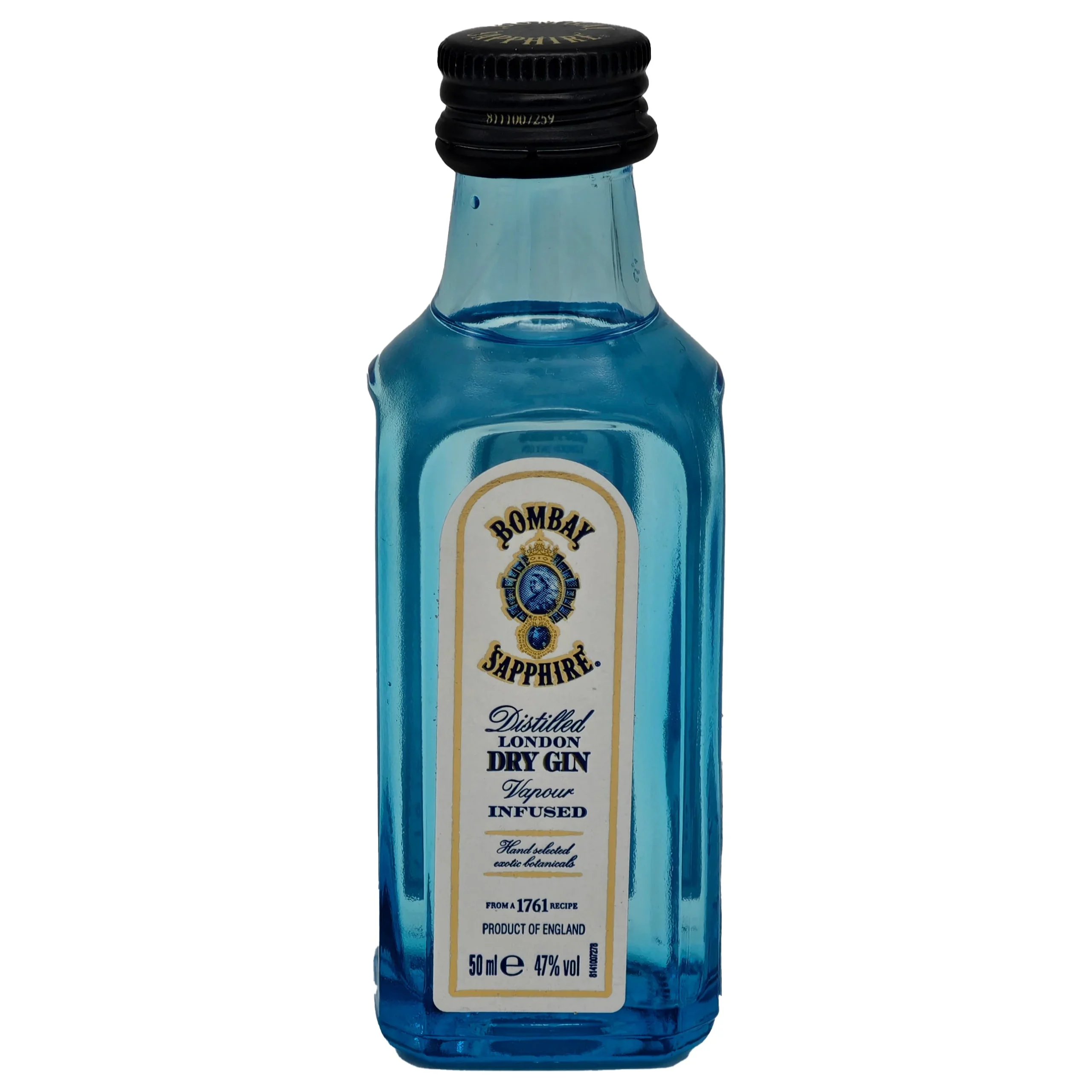 L'Arcolaio Bombay Sapphire Gin Glass Bottiglietta 5 Cl 47  % Vol.
