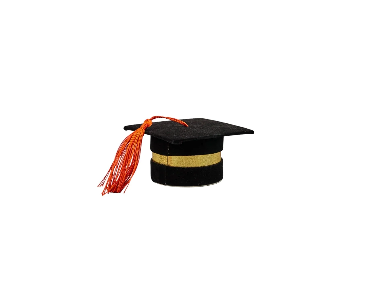 L'Arcolaio Cappello Laurea Piccolo 8 x 8 x 4 Cm Nero