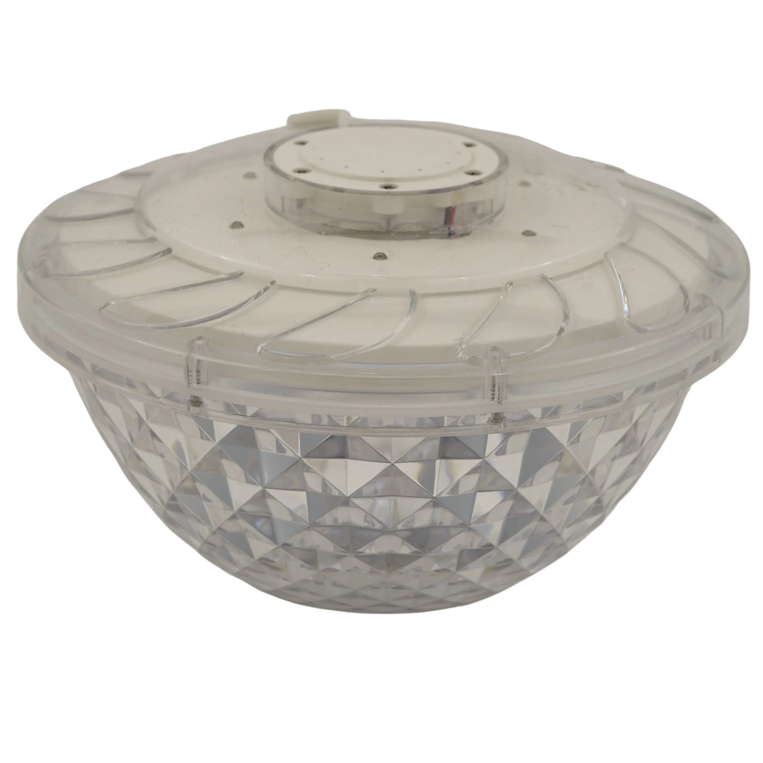 L'Arcolaio Fontana Led Galleggiante 16 x 16 x 11 Cm Bianco