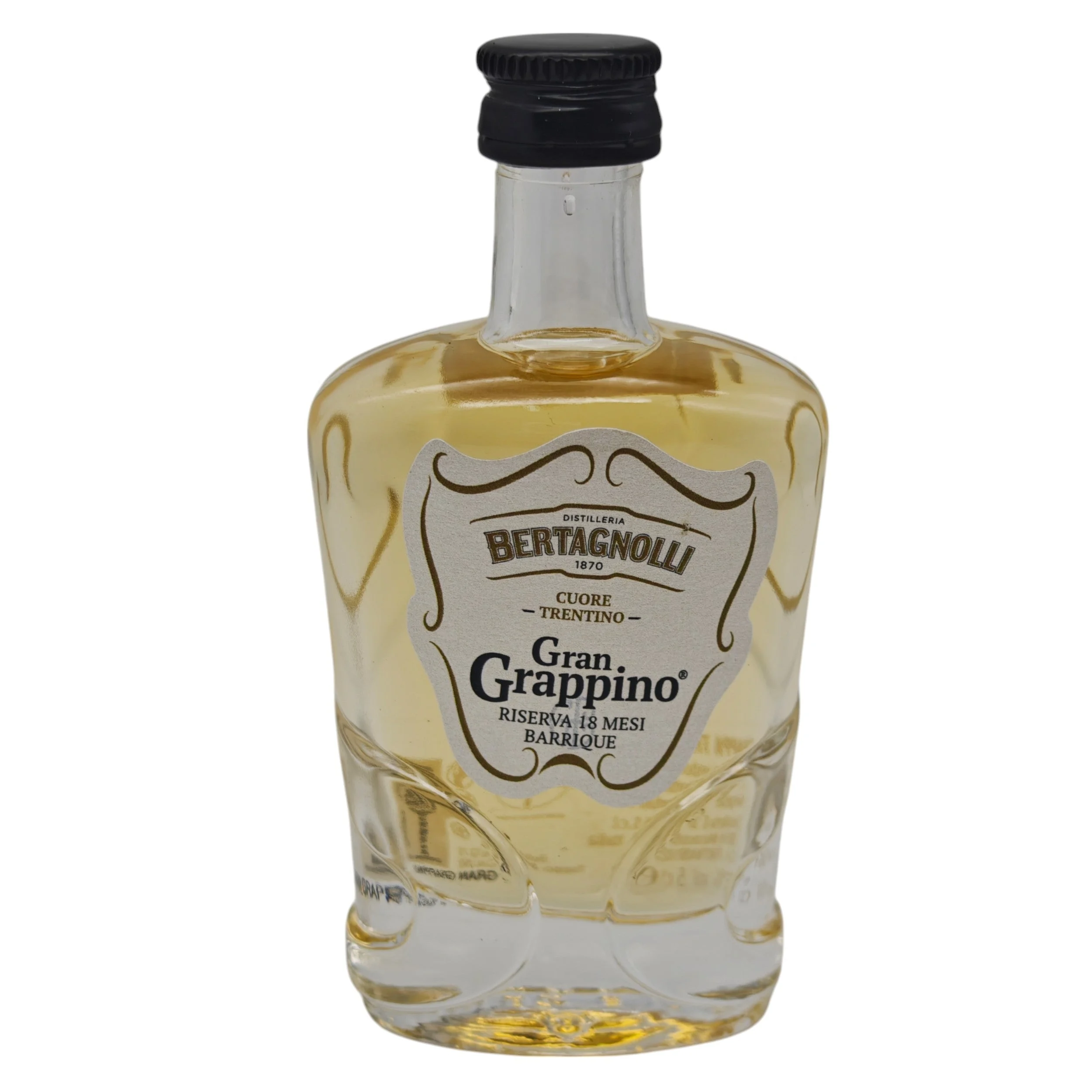 L'Arcolaio  Gran Grappino Riserva 18 Mesi Mignon Bottiglietta 5 Cl  42 % Vol.