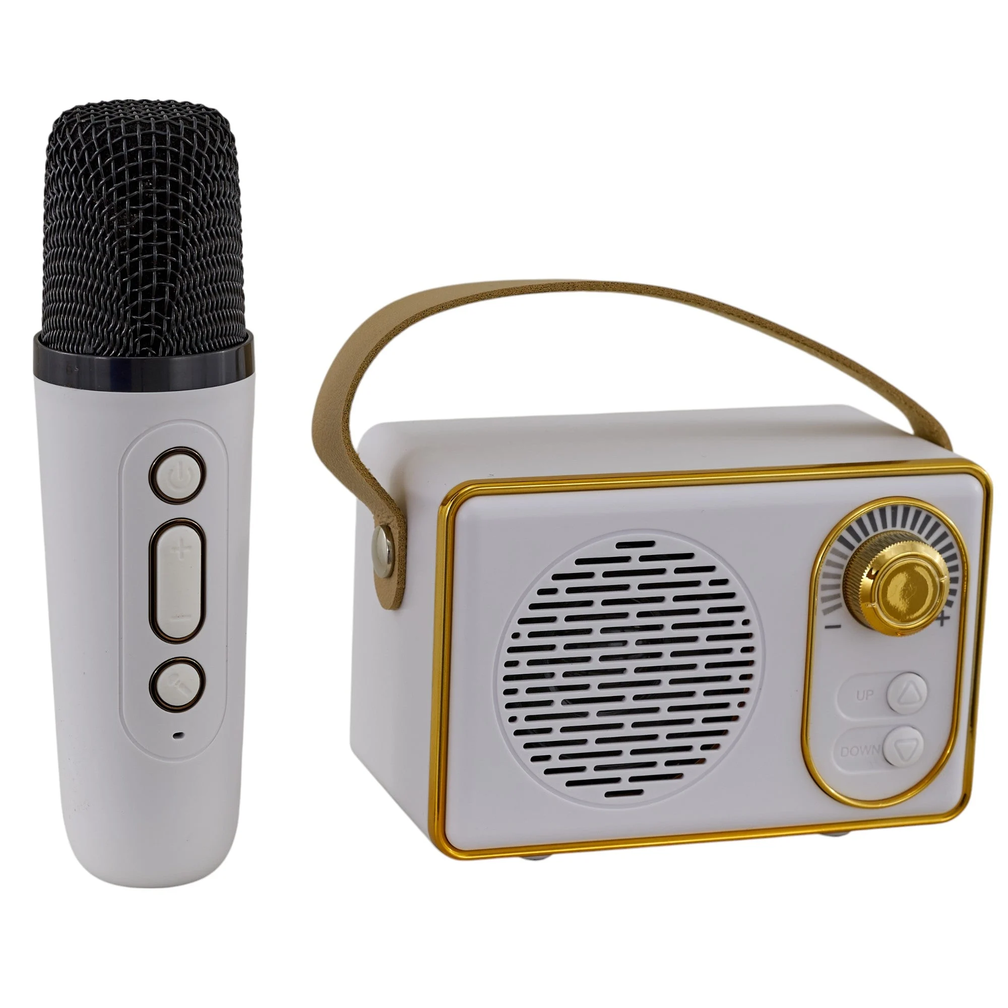 L'Arcolaio Karaoke magic Radio + Microfono Bianco