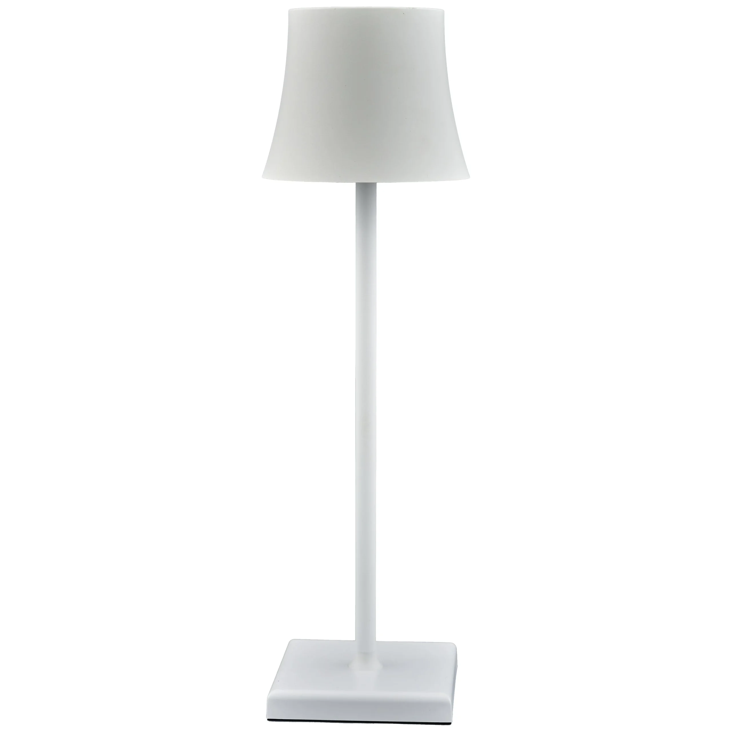 L'Arcolaio Lampada Touch Flared Pro H 38 Cm 10 x 10 Cm Bianco