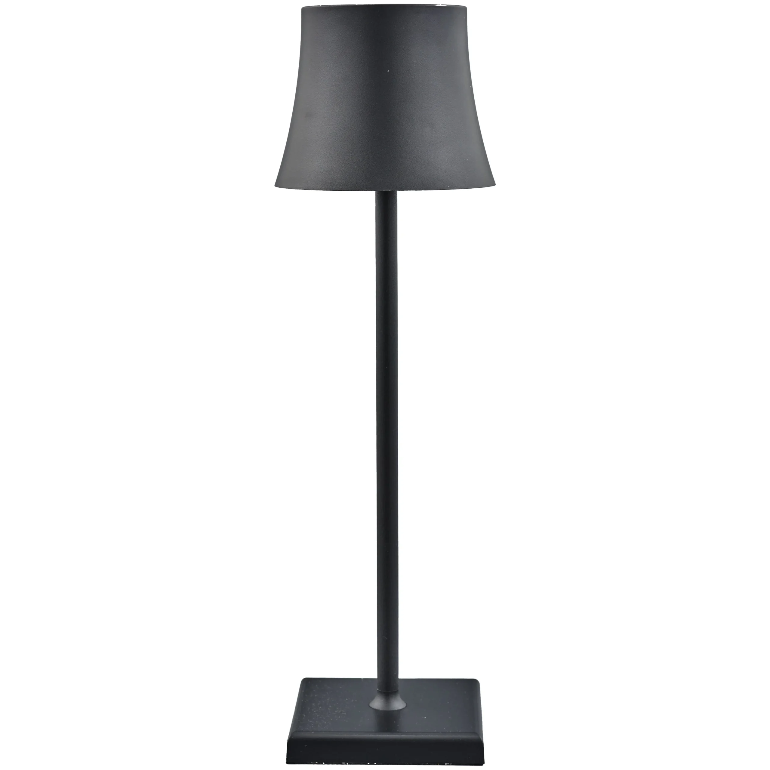 L'Arcolaio Lampada Touch Flared Pro H 38 Cm 10 x 10 Cm Nera