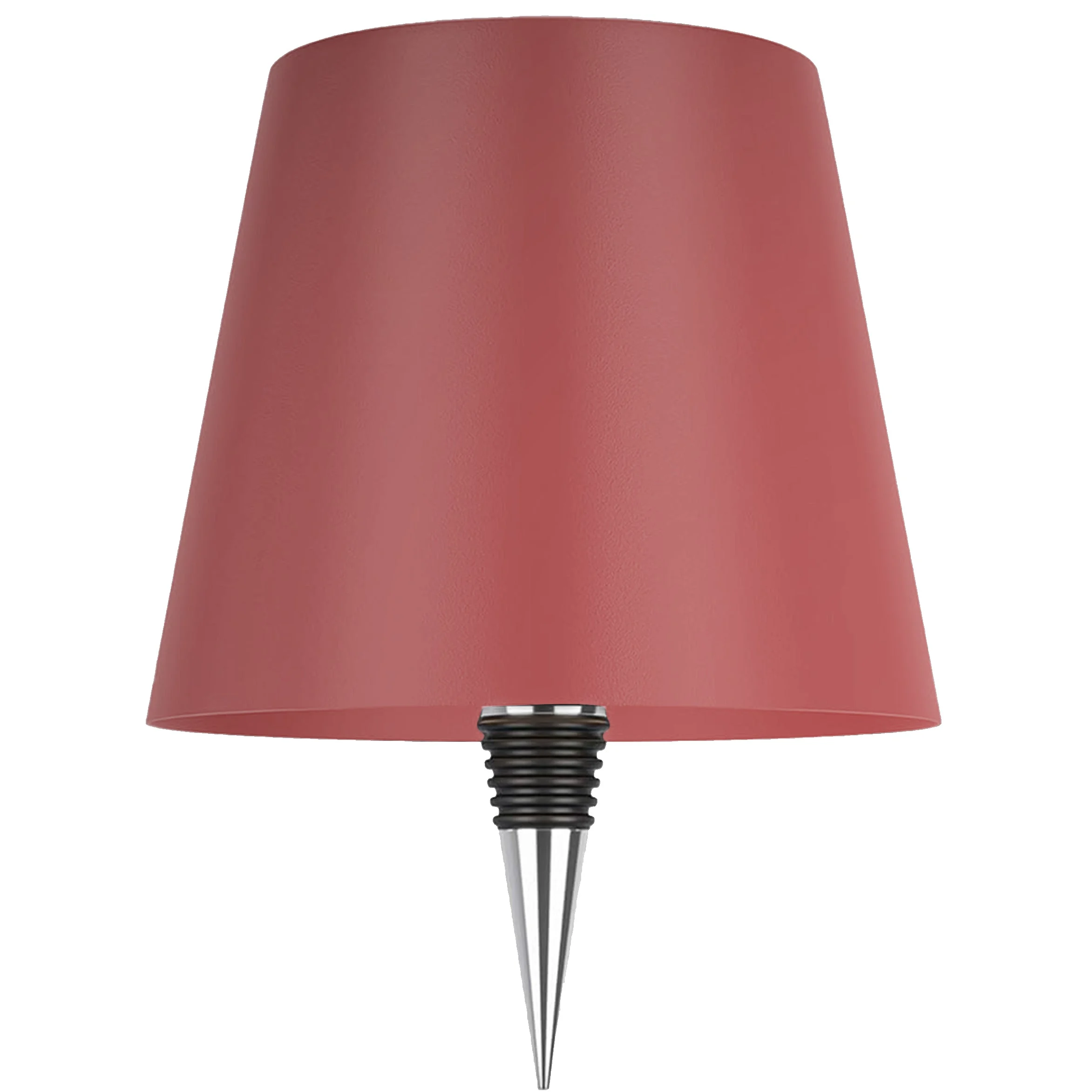 L'Arcolaio Lampada Touch Metal Tappo 11 x 11 x 13 Cm  Rosso