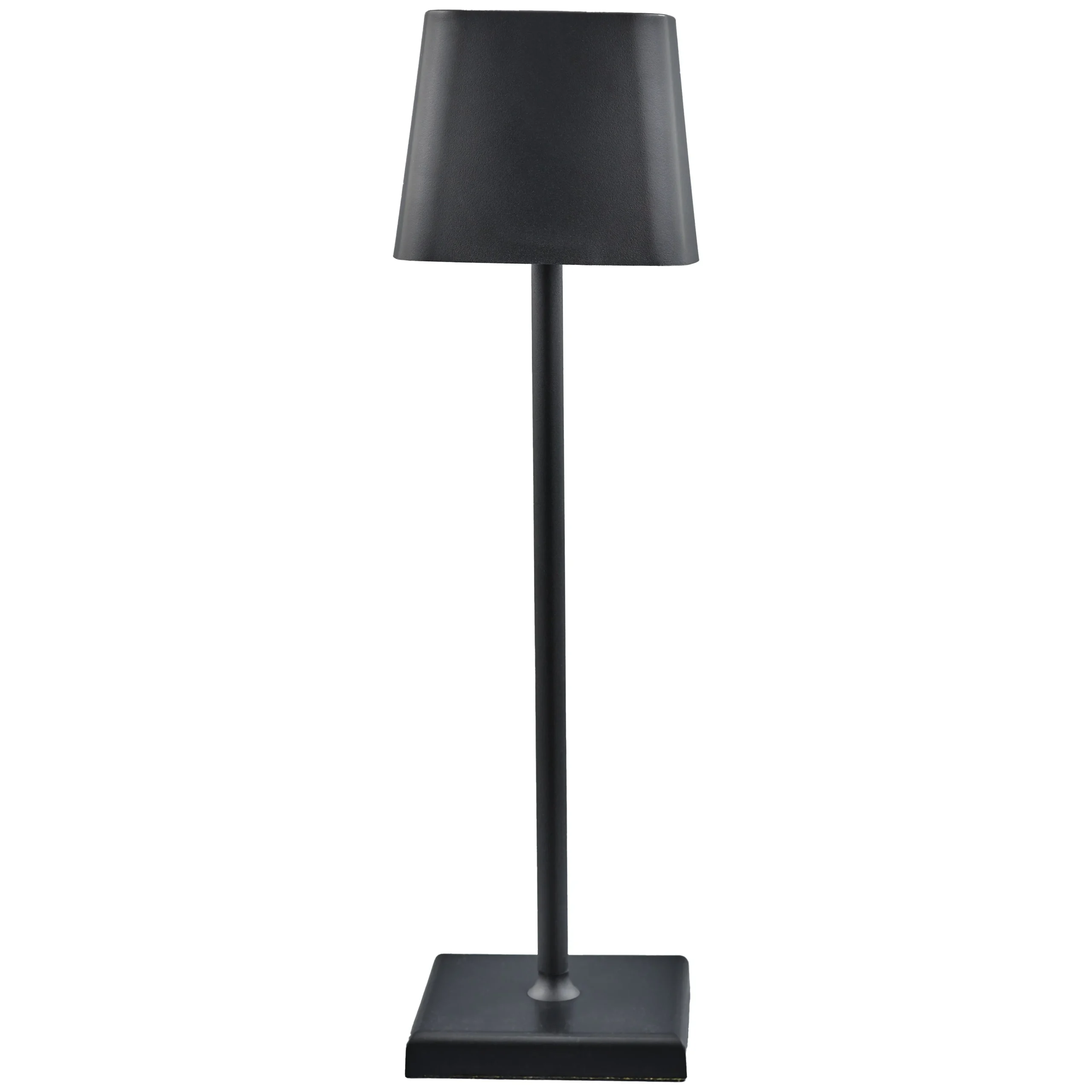 L'Arcolaio Lampada Touch Square Pro H 38 Cm 10 x 10 Cm Nera