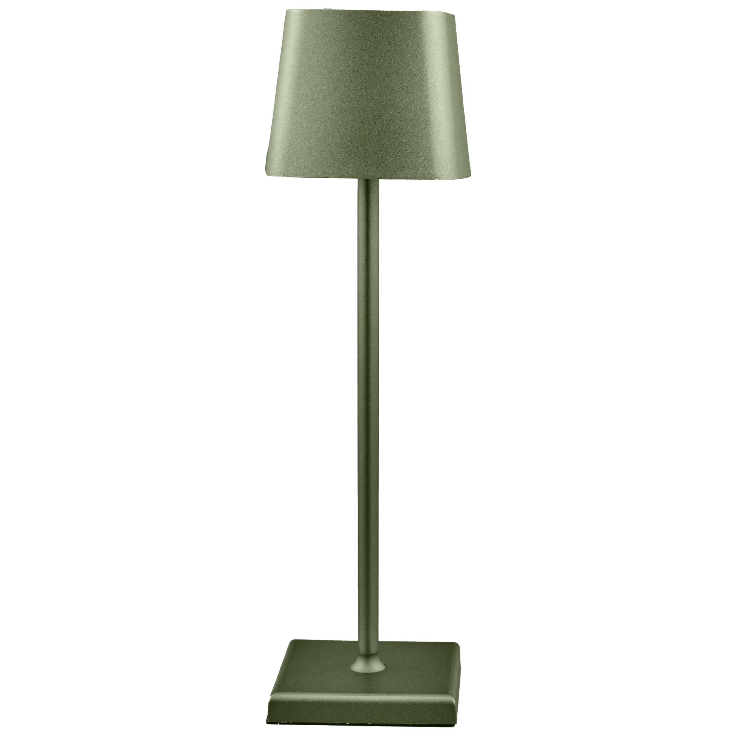 L'Arcolaio Lampada Touch Square Pro H 38 Cm 10 x 10 Cm Oliva