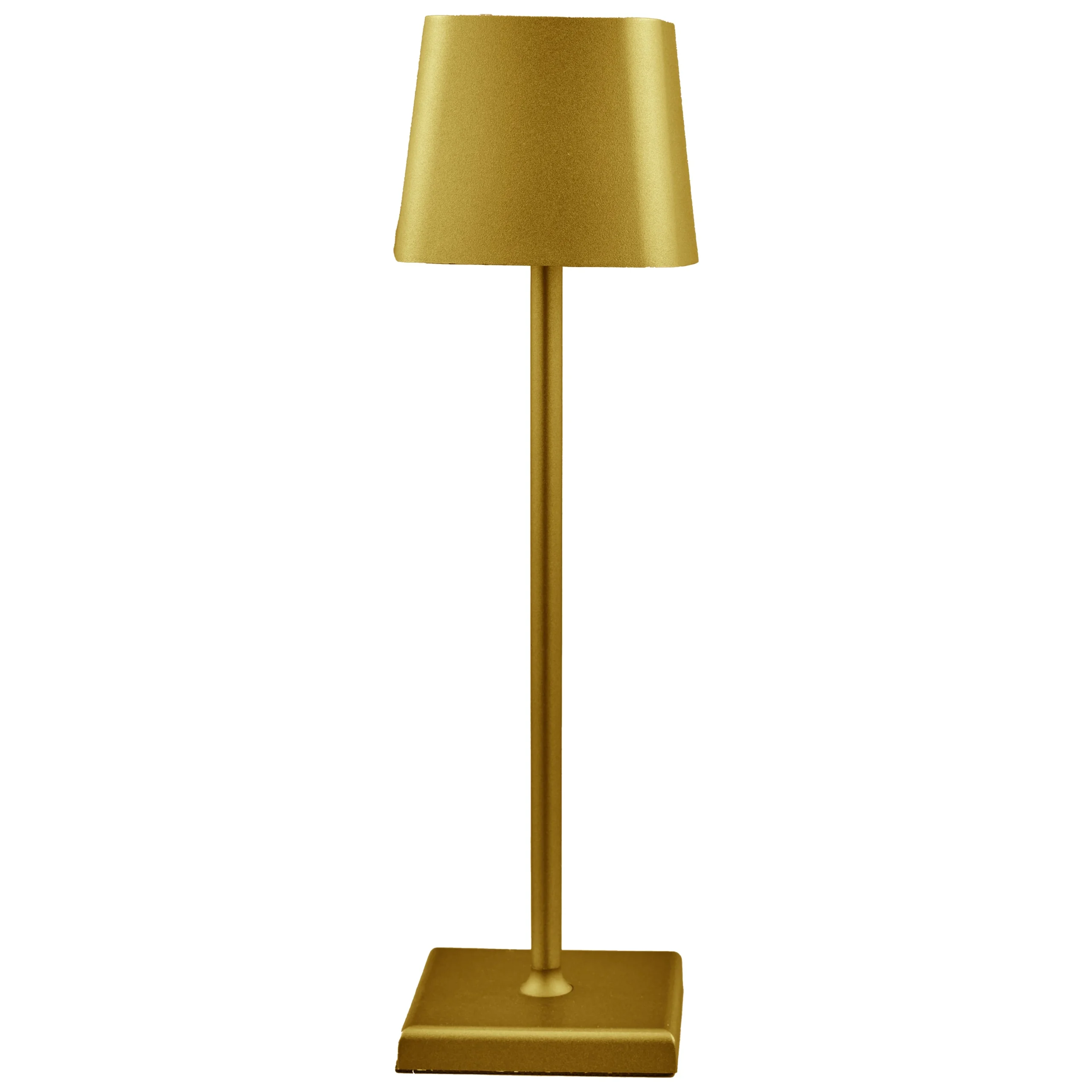 L'Arcolaio Lampada Touch Square Pro H 38 Cm 10 x 10 Cm Oro