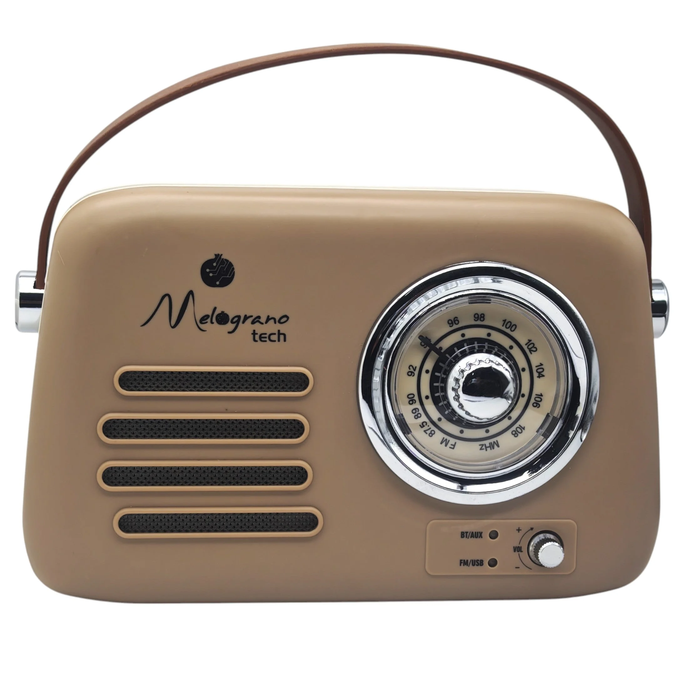 L'Arcolaio Radio Vintage Bluetooth 22 x 9 x 19 Cm Tortora