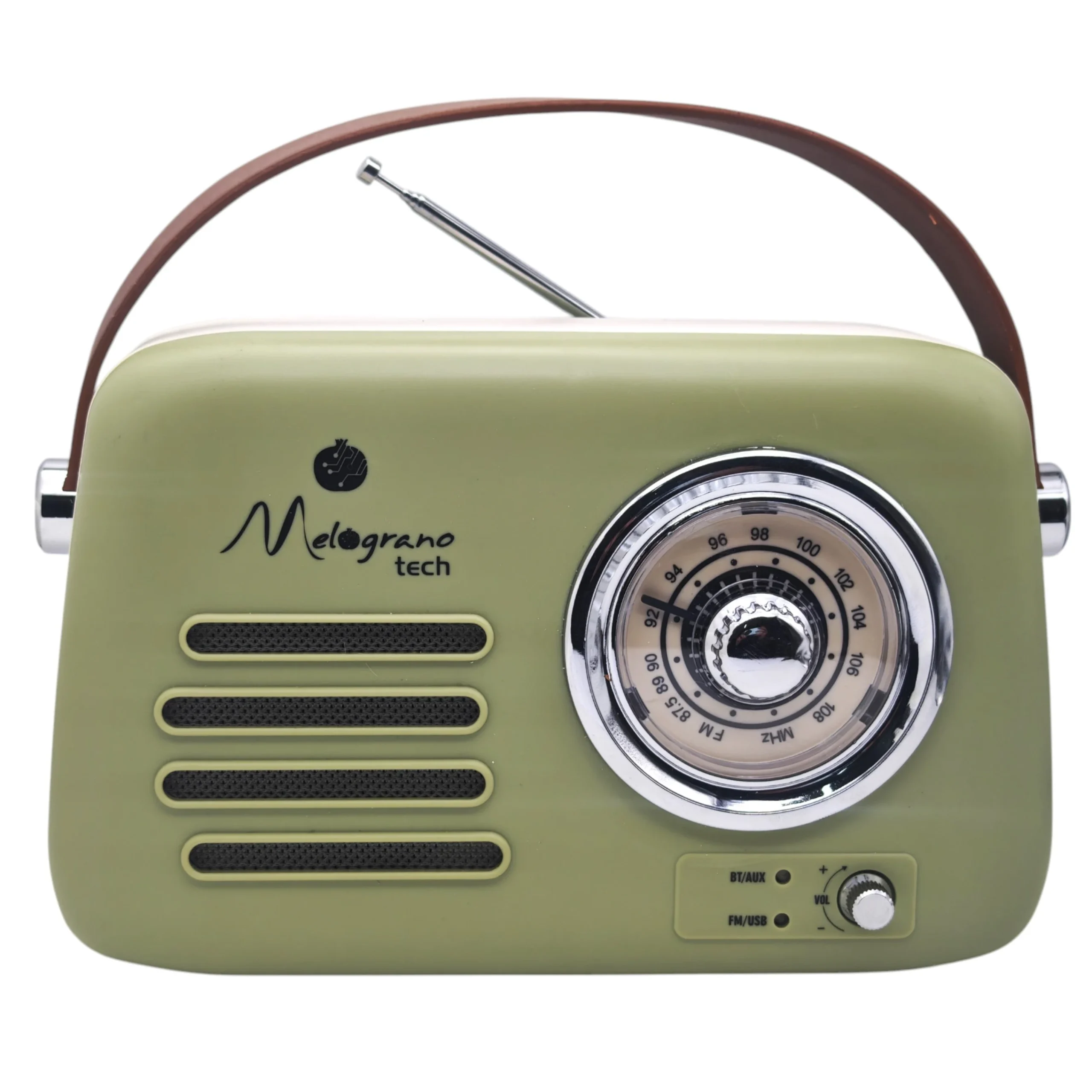 L'Arcolaio Radio Vintage Bluetooth 22 x 9 x 19 Cm Verde