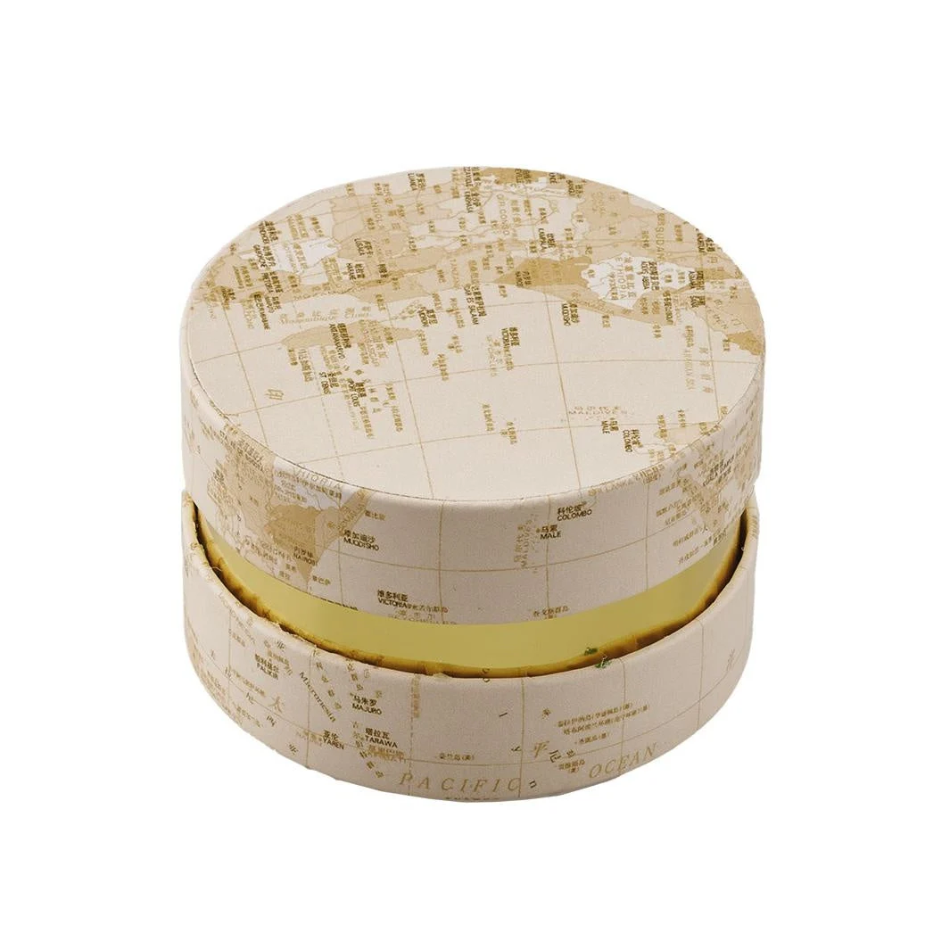 L'Arcolaio Scatola Degustazione Mappamondo D 8,5 Cm Bianco Oro 1 Pz