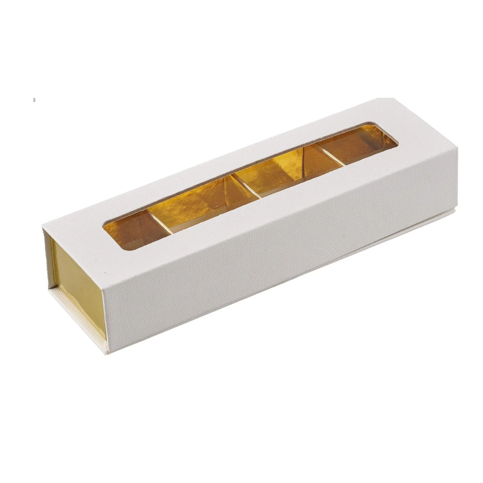 L'Arcolaio Scatola Degustazione Telata18,5 x 5 Cm Portaconfetti Rosa 1 Pz