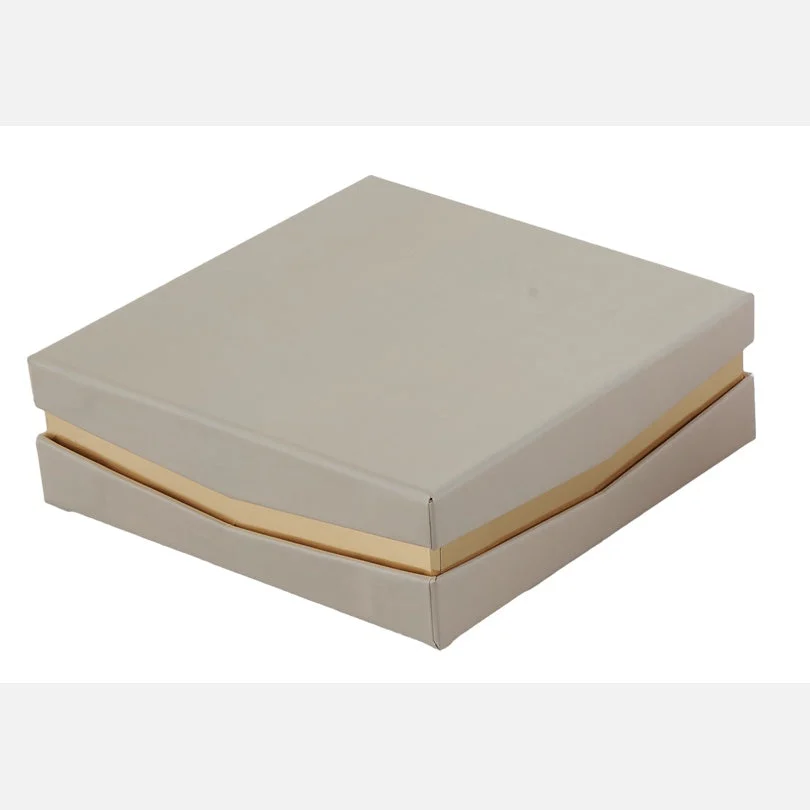 L'Arcolaio Scatola Liscia Portaconfetti 13 x 13 x 4 Cm Bomboniera Tortora 1 Pz