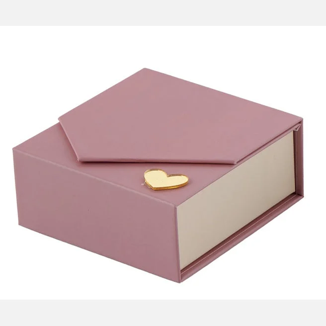L'Arcolaio Scatola Liscia Portaconfetti  9 x 9 x 4 Cm Bomboniera Malva 1 Pz